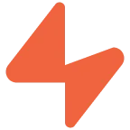 Orange lightning bolt icon representing energy or power.